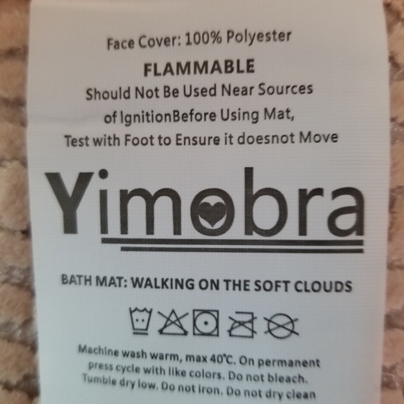 NWT Yimobra original luxury comfortable bathroom rug - Picture 7 of 12